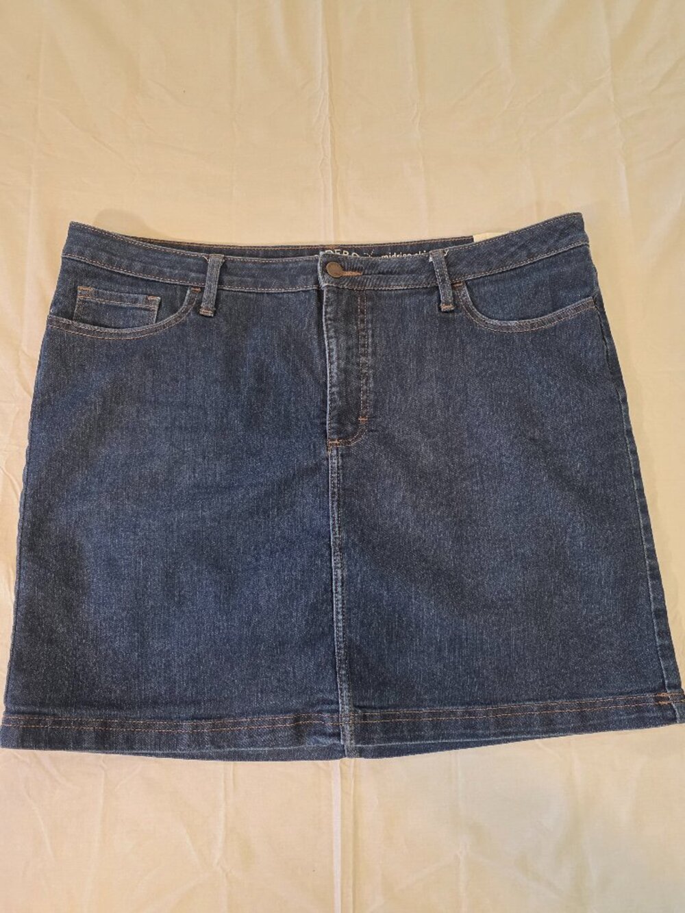 Riders by Lee Mid Rise Denim Skort Women's Size 4 Blue